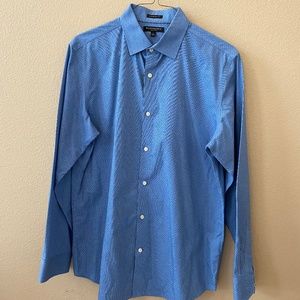 Banana Republic Blue Subtle Design Button Down Shirt